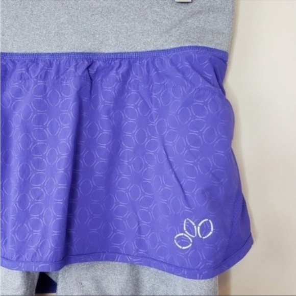 REI Purple Petal Print Skort, Size M - Picture 3 of 5
